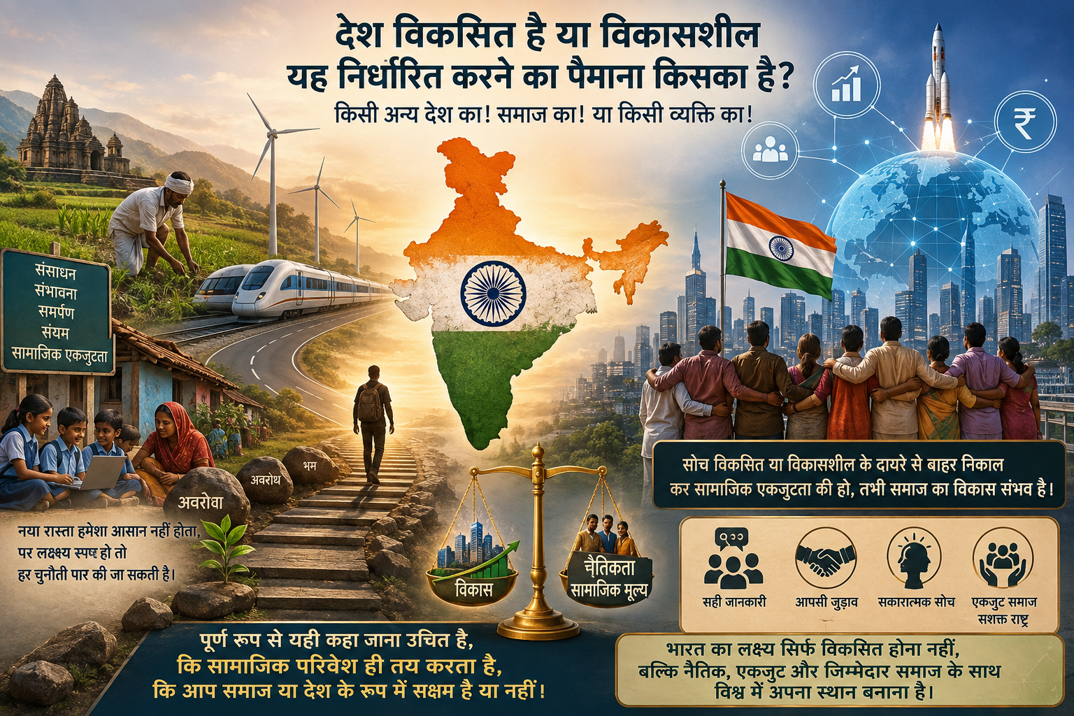 भारत : विकसित या विकासशील